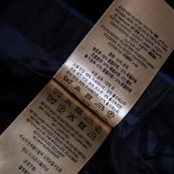 Pre Owned Burberry Navy Blue Wool Single Breasted Suit M