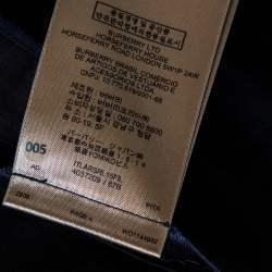 Pre Owned Burberry Navy Blue Wool Single Breasted Suit M