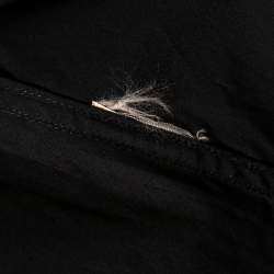 Pre Owned قميص بربري قطن أسود أزرار أمامية مقاس صغير جداً (اكس سمول)