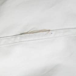 Pre Owned Burberry White Cotton Button Front Shirt XS