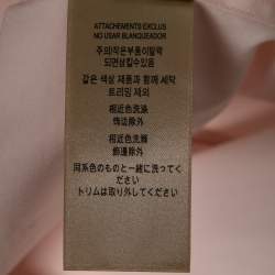 Pre Owned قميص بربري قطن وردي بأزرار أمامية مقاس متوسط - ميديوم