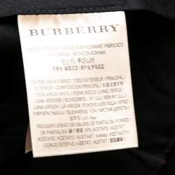 Burberry Red Tartan Wool Slim Fit Trousers M