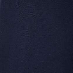 Pre Owned Burberry Navy Blue Cotton Pique Short Sleeve Polo T-Shirt XXL