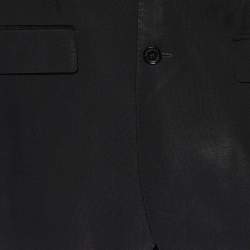 Burberry Black Wool Suit M