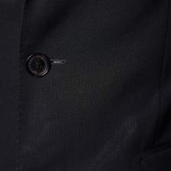 Burberry Black Wool Suit M