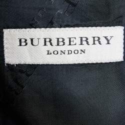 Burberry Black Wool Suit M