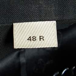 Burberry Black Wool Suit M