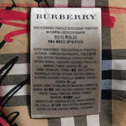 Burberry Black Cotton Zip-Up Jacket L