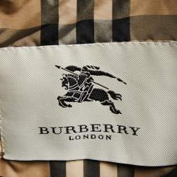 Burberry Vintage Black Synthetic Zip-Up Jacket 3XL
