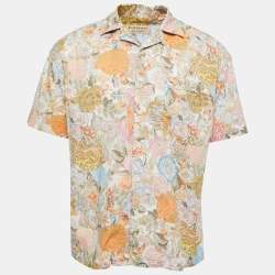 mens burberry print shirt