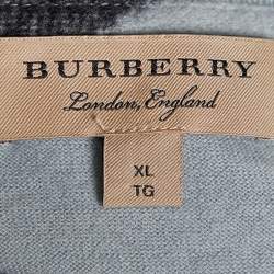 Pre Owned Burberry Grey Cashmere Crewneck Jumper XL