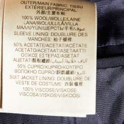 Pre Owned Burberry Navy Blue Wool MilBank/Stirling Abiyo 3 Piece Suit L