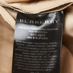 Burberry Beige Cotton Sketch Print Trousers M