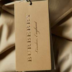 Pre Owned Burberry Beige Cotton Button Front Full Sleeve Shirt L