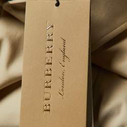 Burberry Beige Cotton Button Front Full Sleeve Shirt L