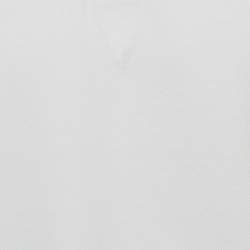 Pre Owned Burberry White Cotton Pique Polo T-Shirt L