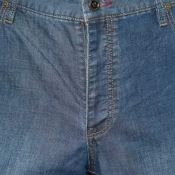 Burberry Blue Denim Straight Leg Jeans 4XL Waist 42" 