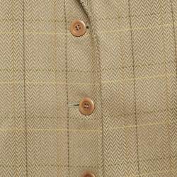 Burberry Vintage Brown Wool Single Breasted Blazer IT 50