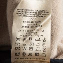 مملوكة مسبقًا Burberry Navy Blue Wool Plymouth Duffle Coat M