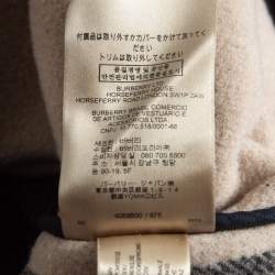 مملوكة مسبقًا Burberry Navy Blue Wool Plymouth Duffle Coat M