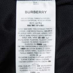 Burberry Brown Dimitri Check Fleece Joggers XXL