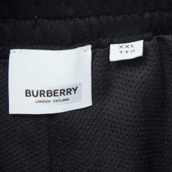 Burberry Brown Dimitri Check Fleece Joggers XXL