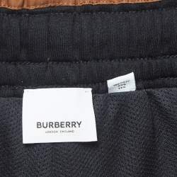 Burberry Brown Dimitri Check Fleece Joggers XXL