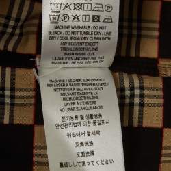 Burberry Black/Brown Checked Cotton Shirt XXS