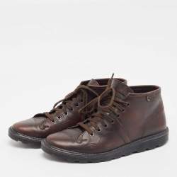 Burberry Brown Leather Ankle Length Boots Size 40