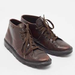 Burberry Brown Leather Ankle Length Boots Size 40