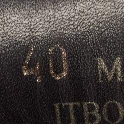 Burberry Brown Leather Ankle Length Boots Size 40
