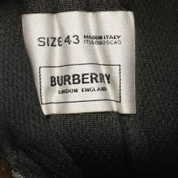 Burberry Multicolor Mesh and Nubuck Leather Union Boots Size 43