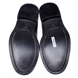 Pre Owned Burberry Blue Brogue Leather Alexton Lace Up Derby Size 45