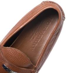 Burberry Brown Leather Loafers Size 42