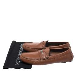 Burberry Brown Leather Loafers Size 42