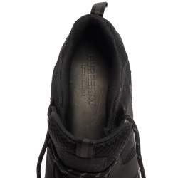 Burberry Black Mesh And Nubuck Leather RS5 Low Top Sneakers Size 45