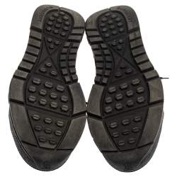 Burberry Black Mesh And Nubuck Leather RS5 Low Top Sneakers Size 45