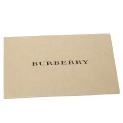 Burberry Black House Check Canvas And Leather Sneakers Size 44