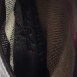 Pre Owned Burberry Black Leather Buckle Detail Ankle Boots Size 39