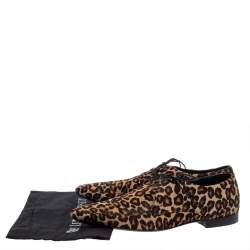 مملوكة مسبقًا حذاء دربي بربري شعر مهر بيج/ بني مقاس 42