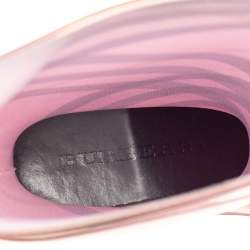 Burberry Purple Novacheck Rubber  Rain  Boots Size 40