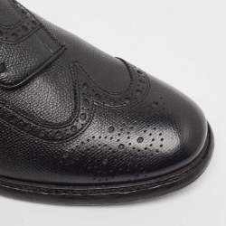 Burberry Black Brogue Leather Rayford Derby Size 43