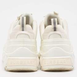 Burberry Fabric and Rubber Low Top Sneakers Size 44.5