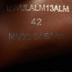 Burberry Multicolor Brown TB Monogram Coated Canvas Sneakers Size 42