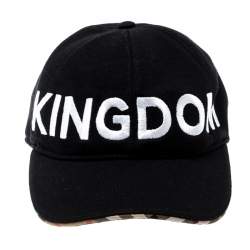 Pre Owned Burberry X Riccardo Tisci B Series Black Kingdom Embroidered Baseball Cap M