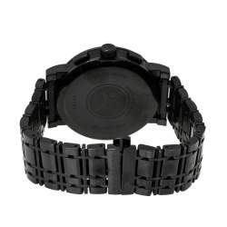 Pre Owned Burberry Black PVD coated Stainless Steel Heritage BU1373 Men's Wristwatch 40 mm