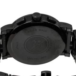 Pre Owned Burberry Black PVD coated Stainless Steel Heritage BU1373 Men's Wristwatch 40 mm
