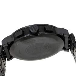 Pre Owned Burberry Black PVD coated Stainless Steel Heritage BU1373 Men's Wristwatch 40 mm