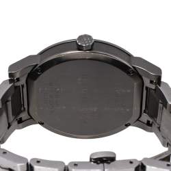 Burberry Grey Ion Plated Stainless Steel The City BU9007 Men's Wristwatch 38 MM