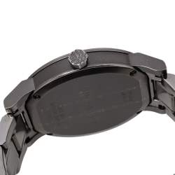 Burberry Grey Ion Plated Stainless Steel The City BU9007 Men's Wristwatch 38 MM